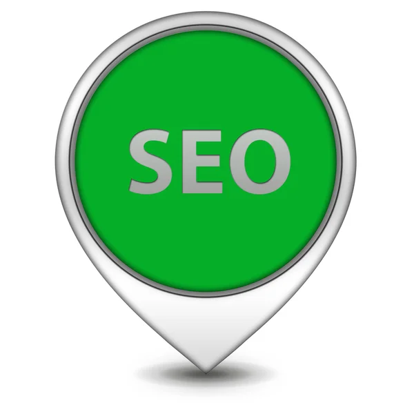 Seo pointer icon on white background — Stock Photo, Image