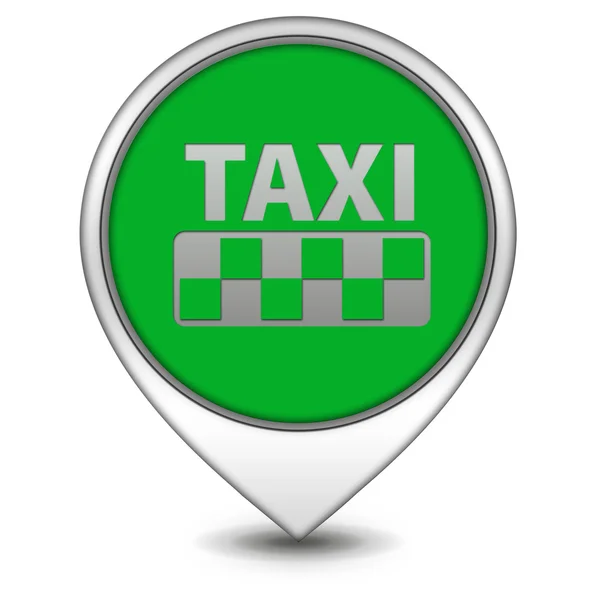 Taxi pointer icon on white background — Stock Photo, Image