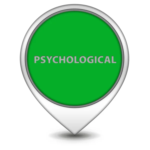 Psychological pointer icon on white background — Stock Photo, Image