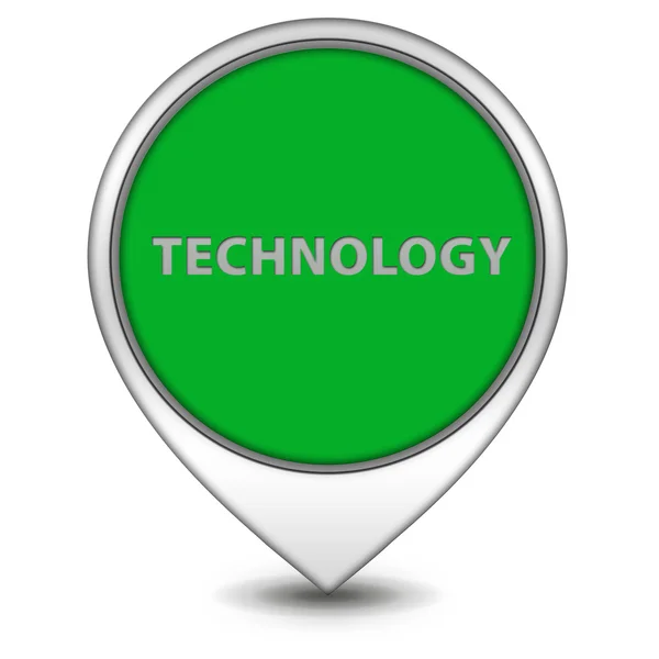 Technology pointer icon on white background — Stock Photo, Image