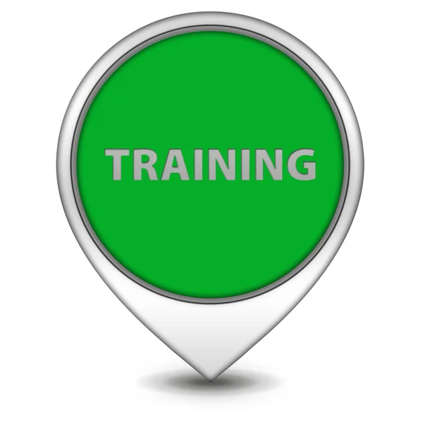 Training pointer icon on white background — Stock Photo, Image