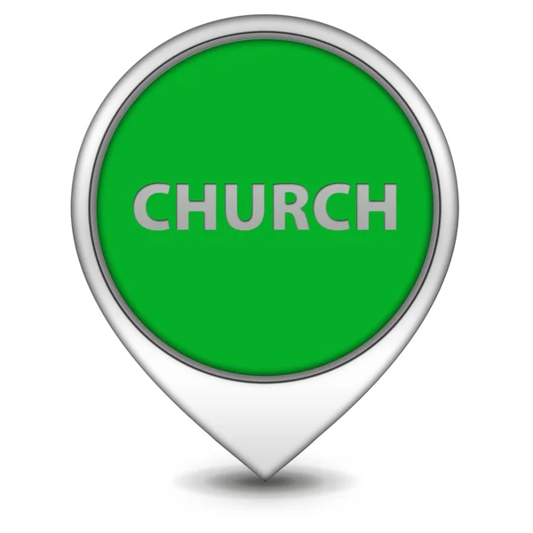 Church pointer icon on white background — Stock Photo, Image