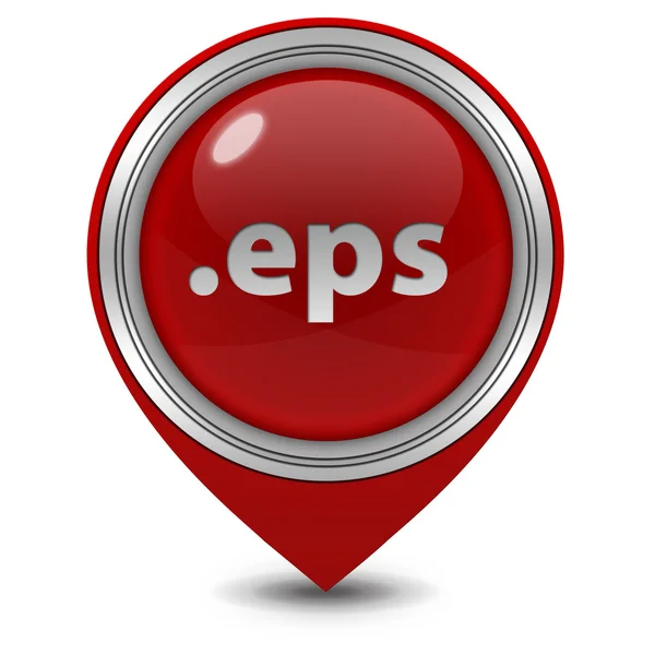 .eps pointer icon on white background — Stock Photo, Image