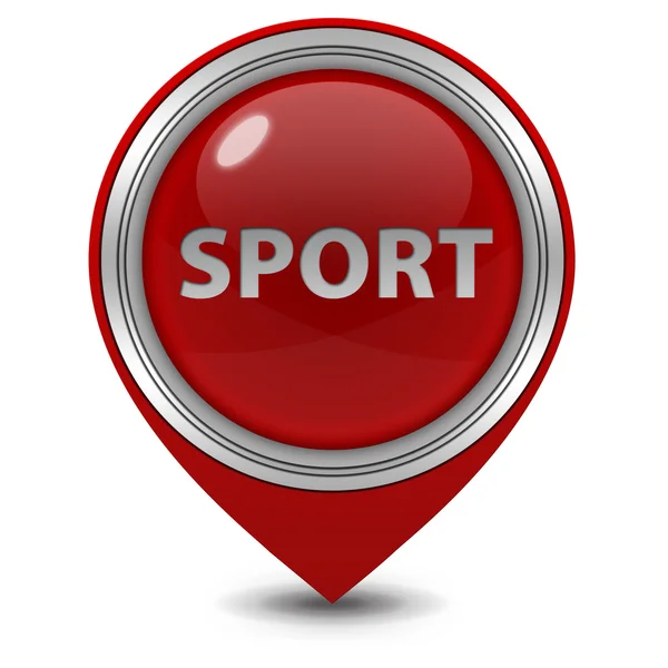 Sport pointer icon on white background — Stock Photo, Image