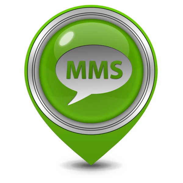 Mms pointer icon on white background — Stock Photo, Image