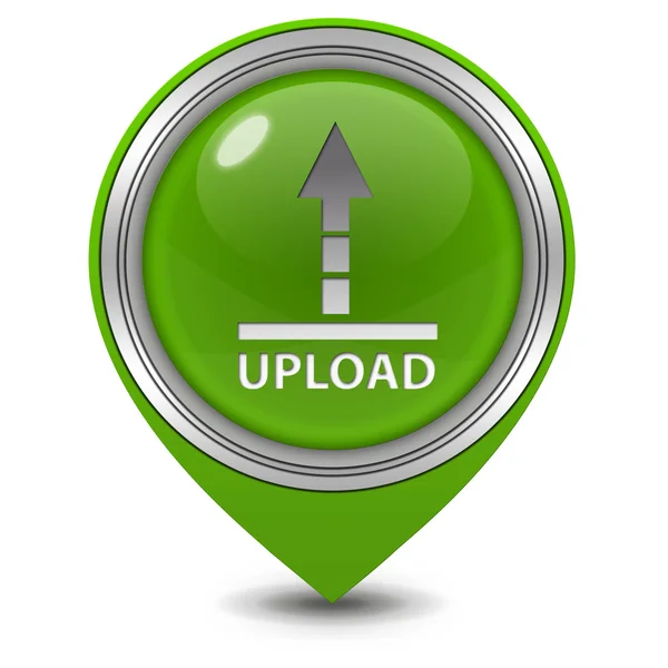 Upload pointer icon on white background — Stockfoto