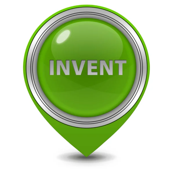 Invent pointer icon on white background — Stock Photo, Image