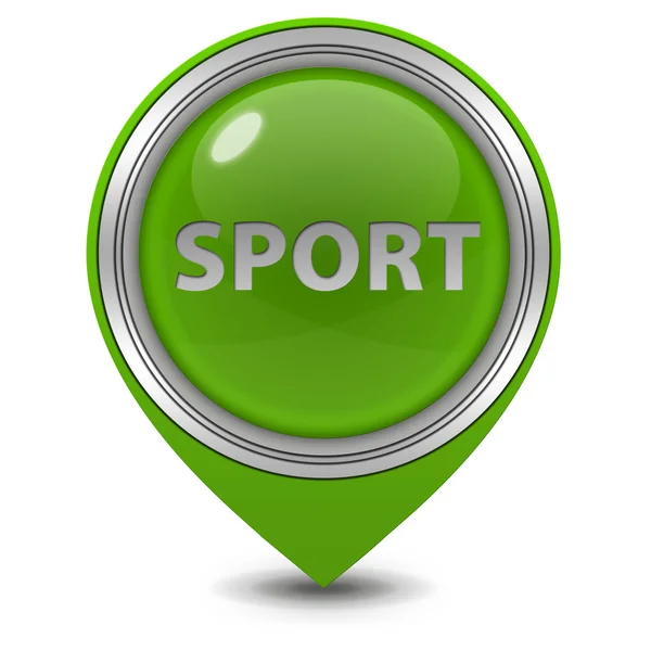 Sport pointer icon on white background — Stock Photo, Image