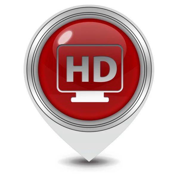 Icône de pointeur HD sur fond blanc — Photo