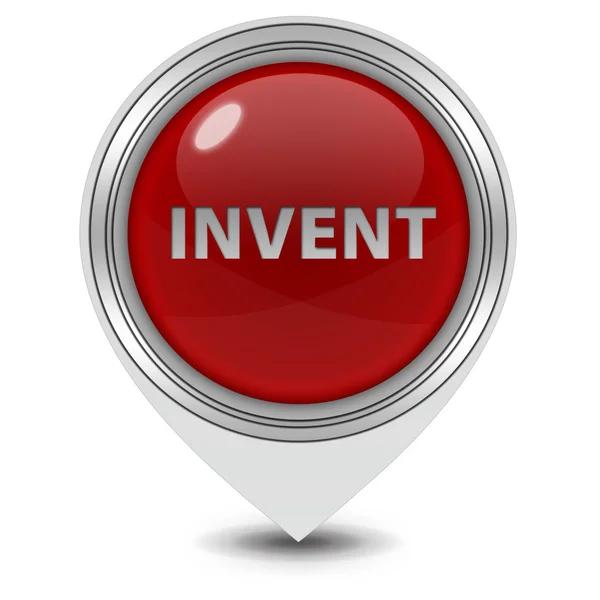 Invent pointer icon on white background — Stock Photo, Image