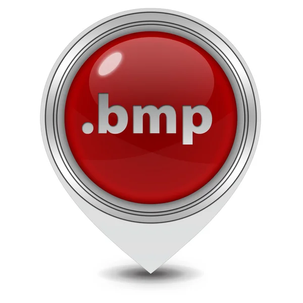 .ikona ukazatele BMP na bílém pozadí — Stock fotografie