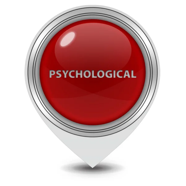 Psychological pointer icon on white background — Stock Photo, Image