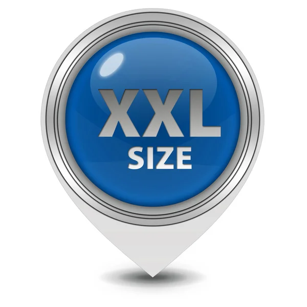 Icona del puntatore di dimensioni XXL su sfondo bianco — Foto Stock