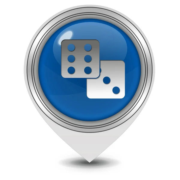 Game pointer icon on white background — Stock Photo, Image