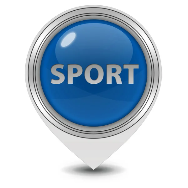 Sport pointer icon on white background — Stock Photo, Image