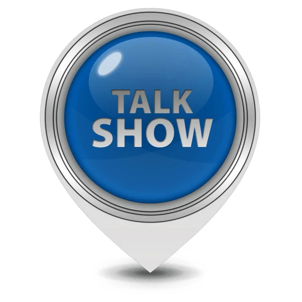 Talk Show pointer icon on white background — Stock Photo, Image