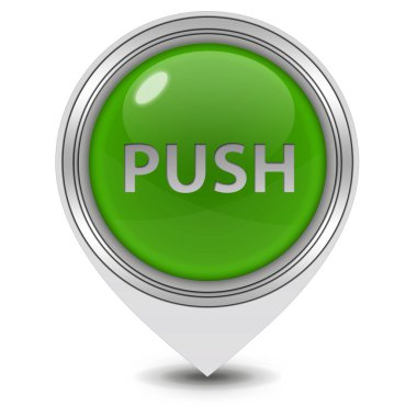 itme işaretçi simgesi beyaz zemin üzerine