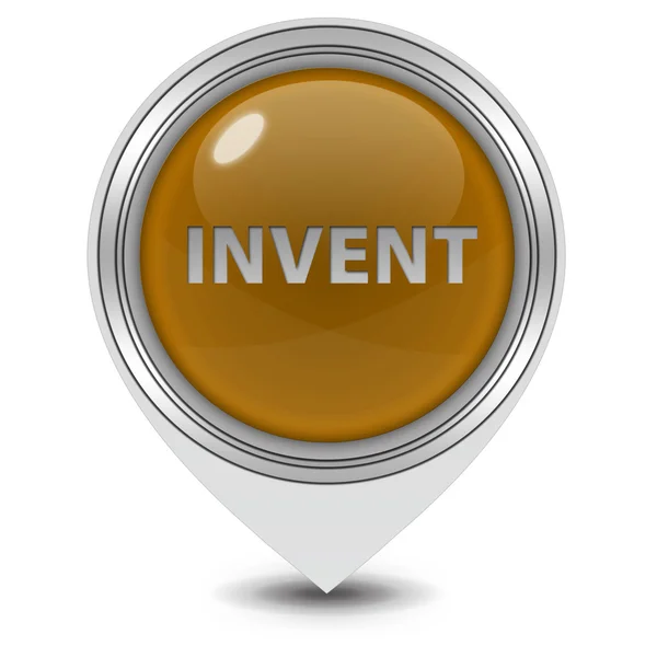 Invent pointer icon on white background — Stock Photo, Image