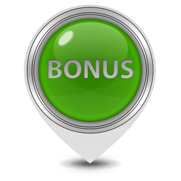 Bonus pointer icon on white background — Stock Photo, Image