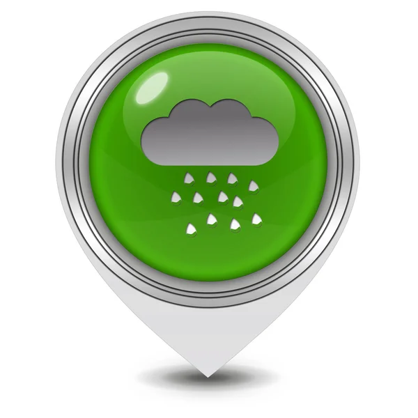 Rain pointer icon on white background — Stock Photo, Image