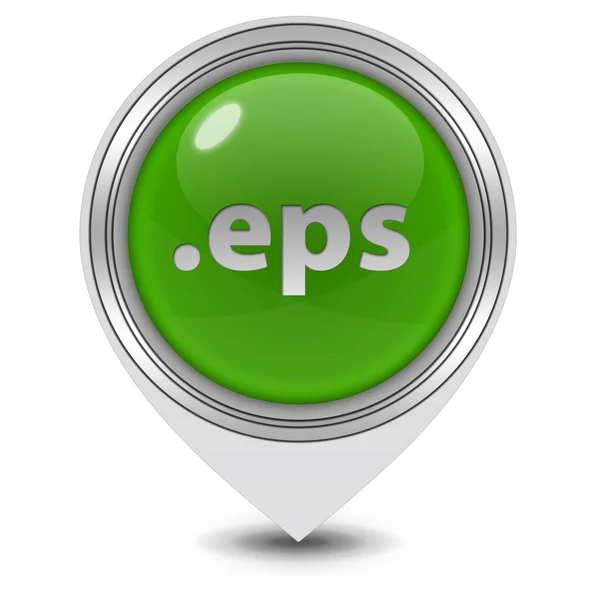 .ikona wskaźnika EPS na białym tle — Zdjęcie stockowe