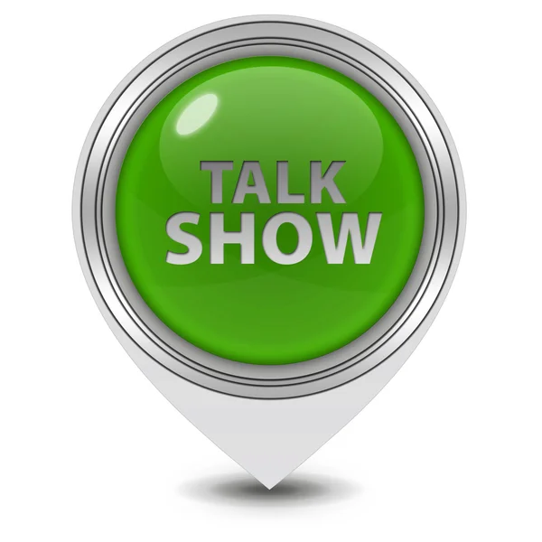 Talk Show pointer icon on white background — Stock Photo, Image