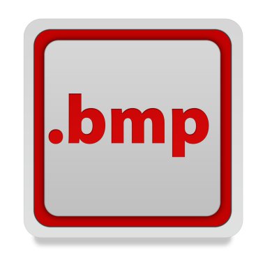 .BMP kare simgesi beyaz arka plan üzerinde