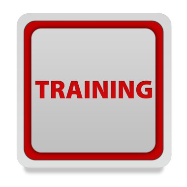 Beyaz zemin üzerine eğitim kare simgesi