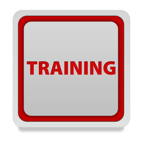 Training square icon on white background — Stock Photo, Image