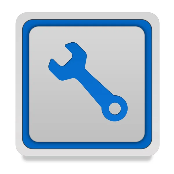 Tools square icon on white background — Stock Photo, Image