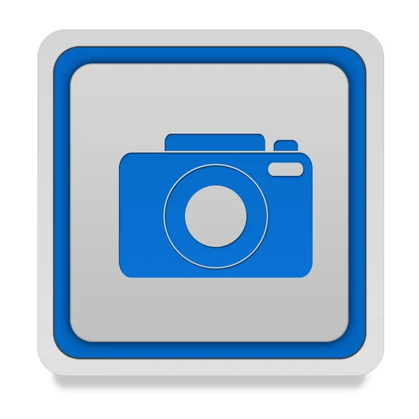 Foto icono cuadrado sobre fondo blanco — Foto de Stock