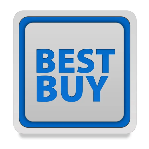 Best buy square icon on white background — Stock Photo, Image