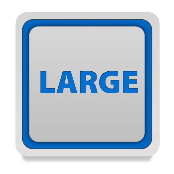 Large square icon on white background — Stock Photo, Image