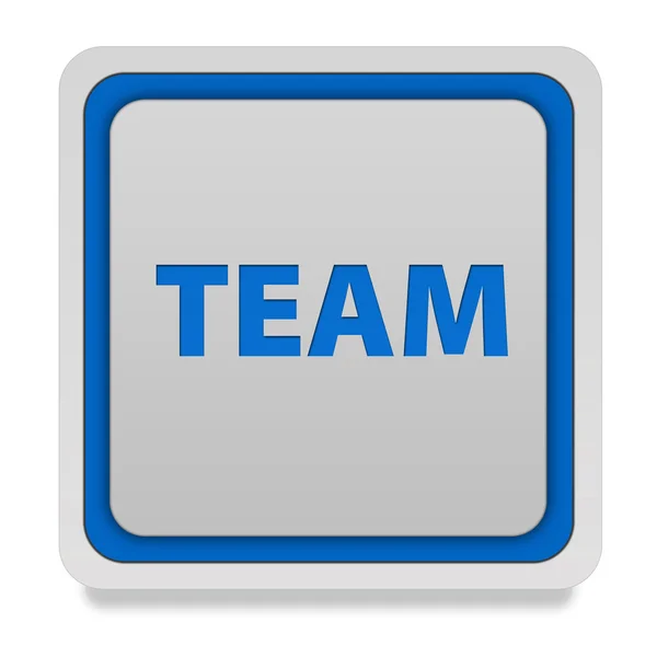 Team quadratische Symbol auf weißem Hintergrund — Stockfoto