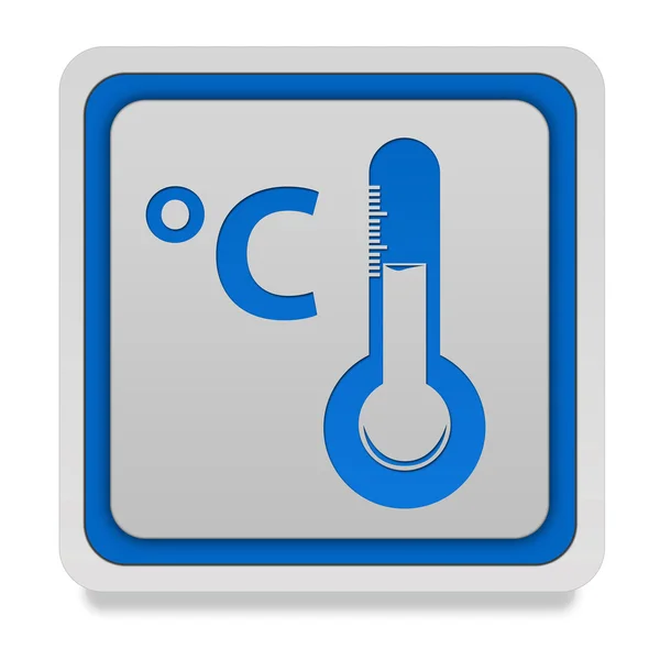 Celsius square icon on white background — Stock Photo, Image