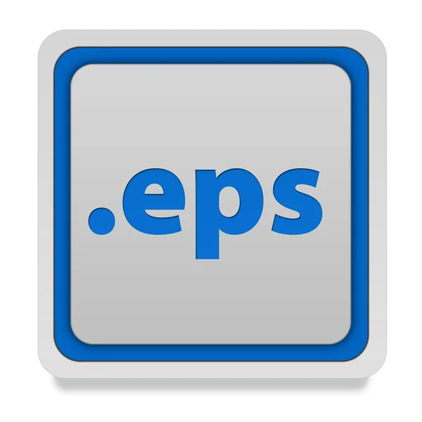 .EPS square ikon på vit bakgrund — Stockfoto