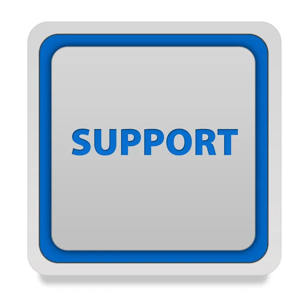 Support square icon on white background — Stock Photo, Image