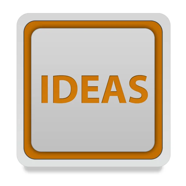 Ideas  square icon on white background — Stock Photo, Image