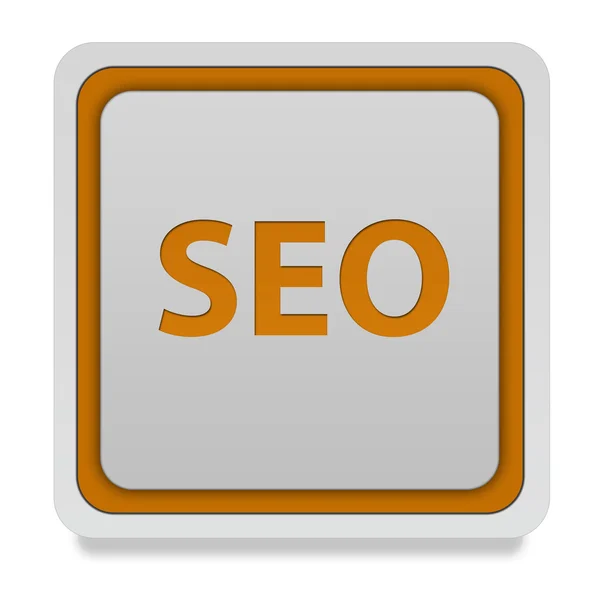 Seo square icon on white background — Stock Photo, Image