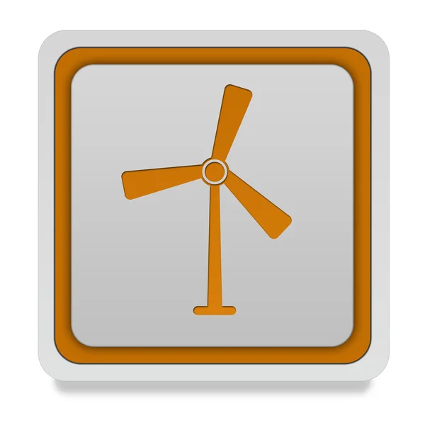 Turbine quadratisches Symbol auf weißem Hintergrund — Stockfoto