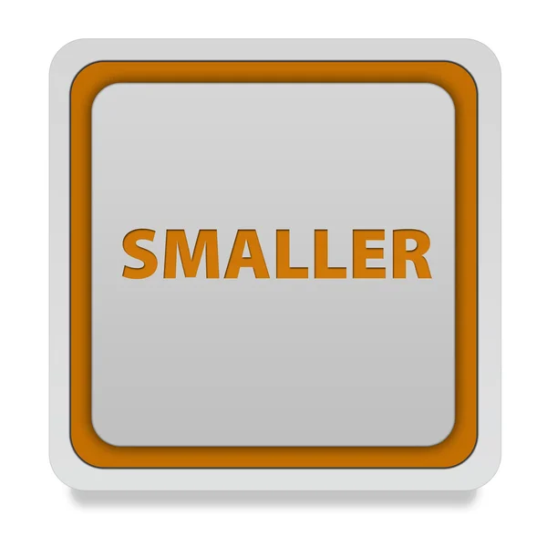 Smaller square icon on white background — Stock Photo, Image