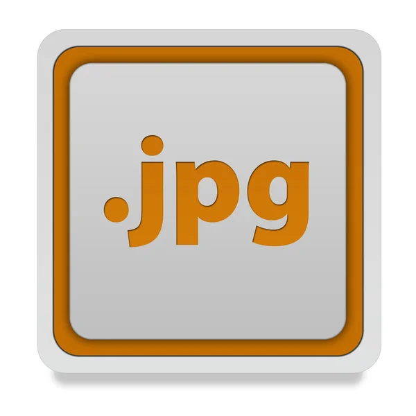 .Icona quadrata Jpg su sfondo bianco — Foto Stock