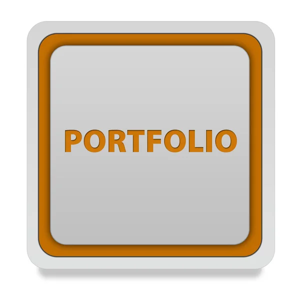 Porfolio square icon on white background — Stock Photo, Image