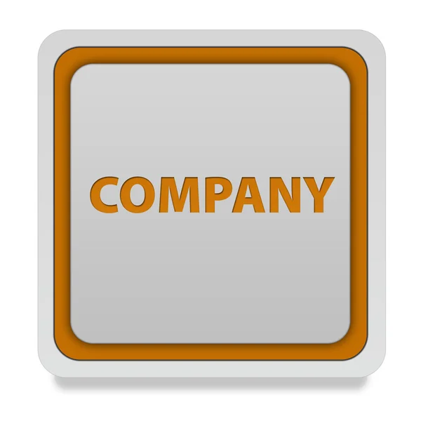 Empresa icono cuadrado sobre fondo blanco — Foto de Stock