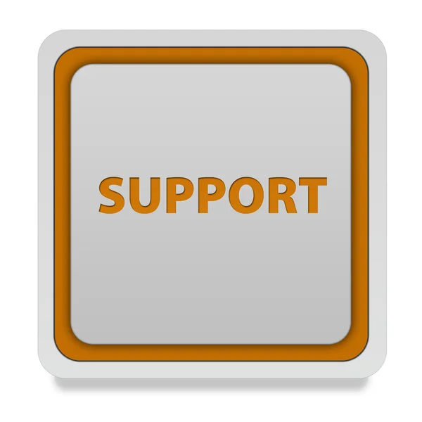 Support square icon on white background — Stock Photo, Image