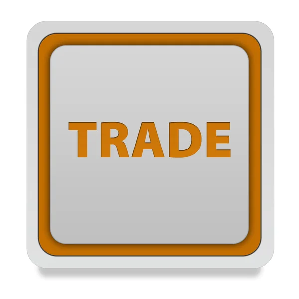 Trade square icon on white background — Stock Photo, Image