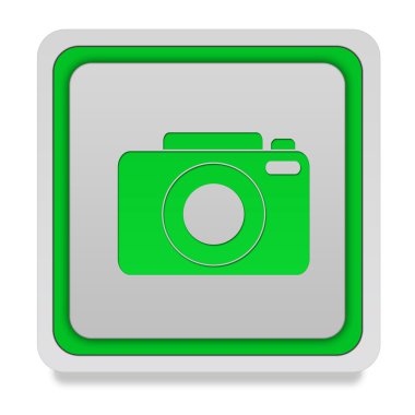 Beyaz arka plan üzerinde fotoğraf kare simgesi