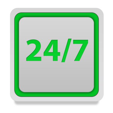 Kare simgesi beyaz arka plan üzerinde destek