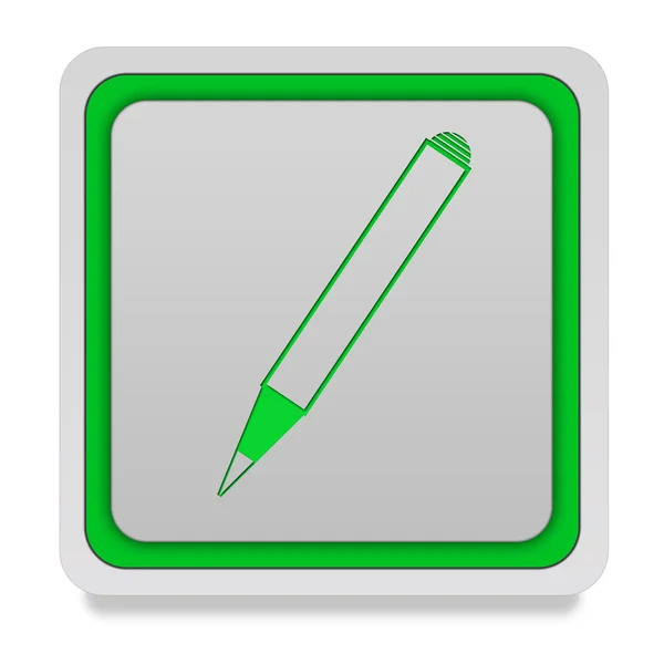 Pencil square icon on white background — Stock Photo, Image