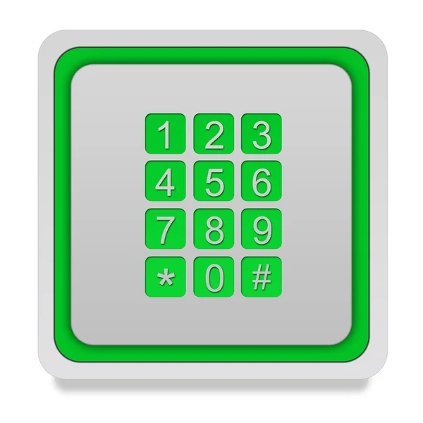 Calls square icon on white background — Stock Photo, Image